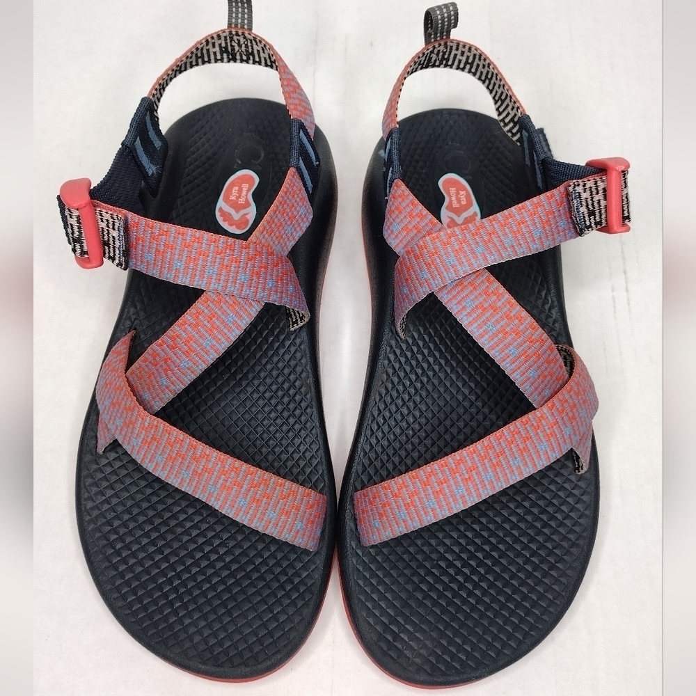 Chaco Z1 Ecotread Kids Outdoors Penny Coral Rose Strap Sandals Size 5 - Picture 8 of 11